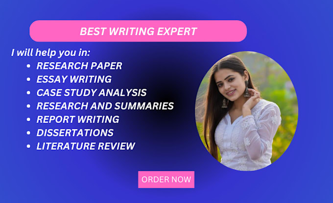 Gig Preview - Do essay writing,research,case study,report, literature,summary, apa, mla paper