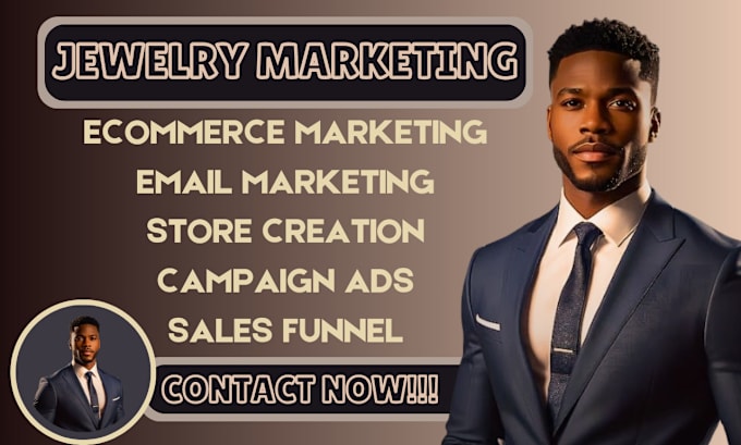 Gig Preview - Jewelry marketing jewelry store marketing jewelry shopify marketing google ads