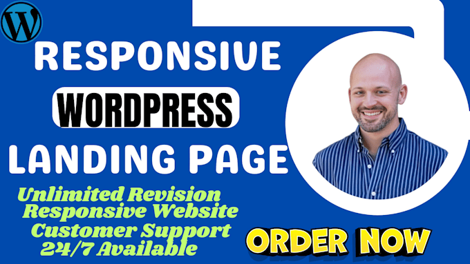 Gig Preview - Create in 8hrs a high converting and responsive wordpress landing page with SEO