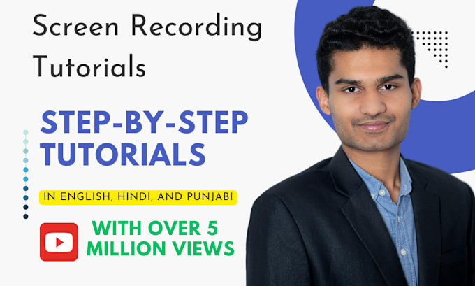 Gig Preview - Do a high quality screen recording tutorial in english, hindi and punjabi