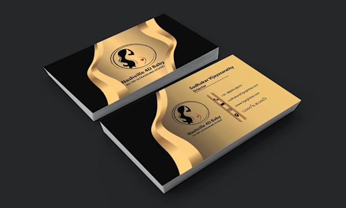 Gig Preview - Do digital luxury creative stationery visiting card design for your business