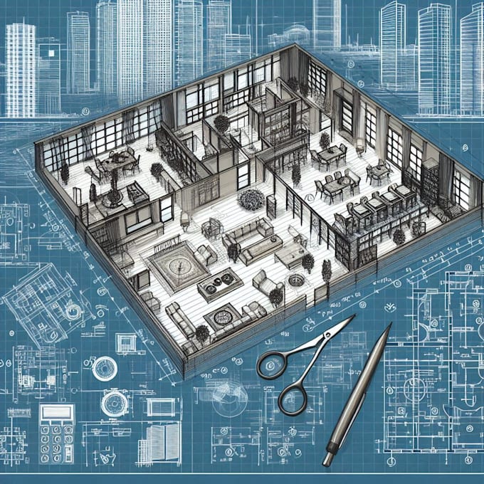 Gig Preview - Do 2d floor plans for real estate