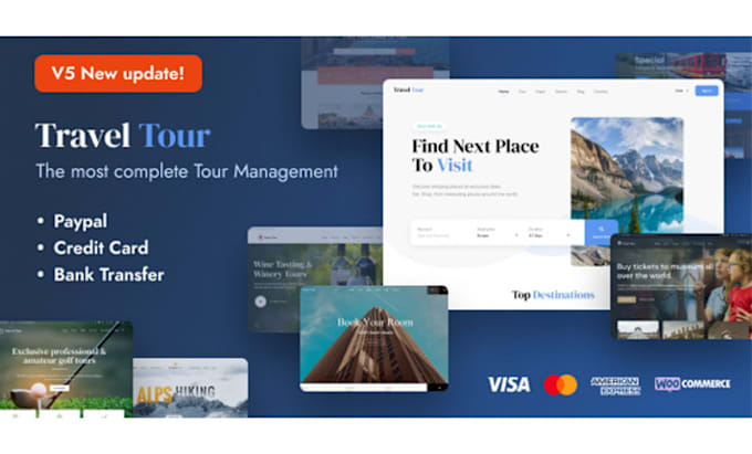 Gig Preview - Make your tour and travel management system web