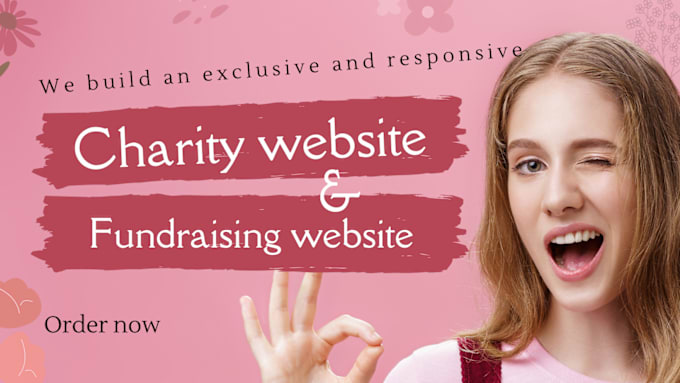 Gig Preview - Create responsive charity website non profit website ngo website