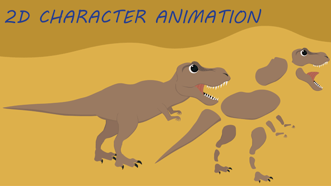 Gig Preview - Create a good quality 2d character animation for your game