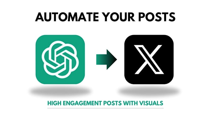 Gig Preview - Automate your x posts with a custom ai system