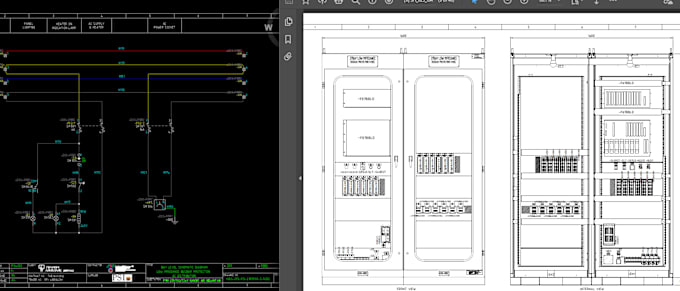 Bestseller - draw all kind secondary drawings set conceptual schematic for substations