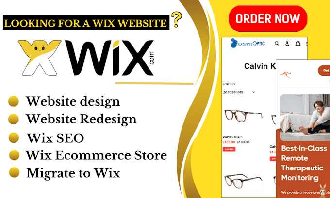 Bestseller - design and build your wix website