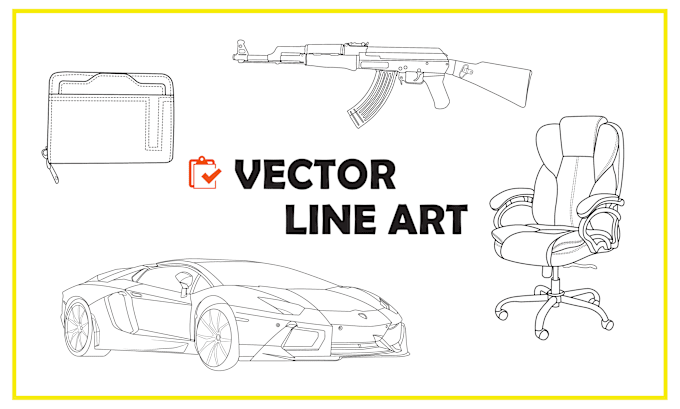 Gig Preview - Draw vector line art illustration and create outline of any image