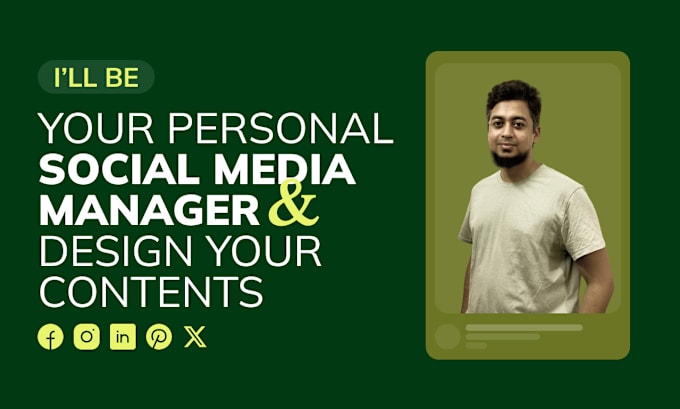 Gig Preview - Be your personal social media marketing manager and content creator