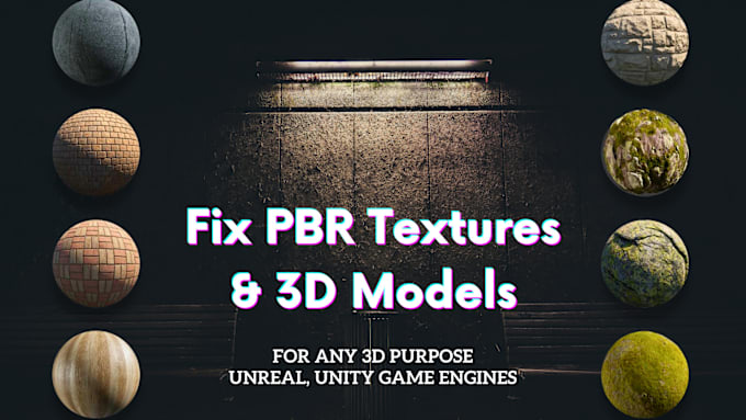 Gig Preview - Fix unreal engine 3d models