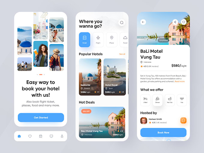 Gig Preview - Develop a fast selling hotel booking app, flight booking app, travel booking app