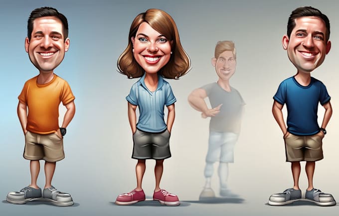 Gig Preview - Draw avatar cartoon caricature for your profile picture