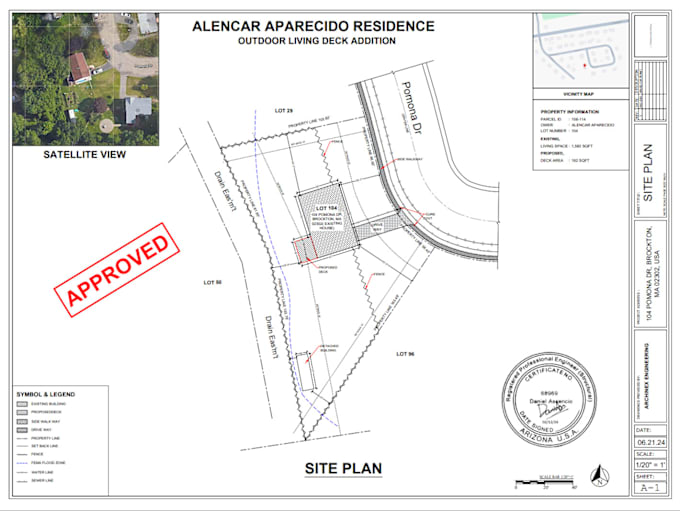 Gig Preview - Create site plan and plot plan drawings for your city permit