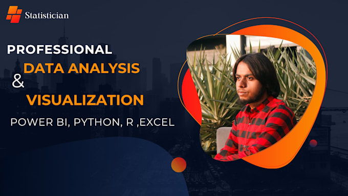 Gig Preview - Professional data analysis and visualization in power bi python r  excel