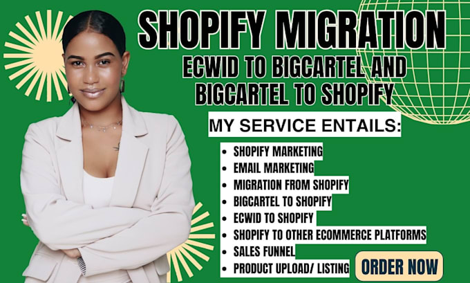 Bestseller - move migrate transfer from one website to shopify wix wordpress bigcartel