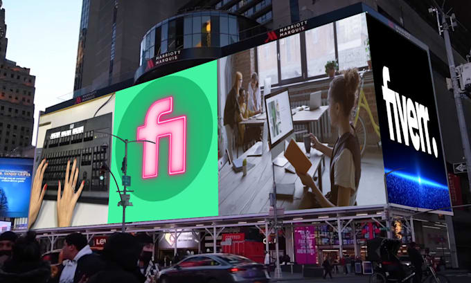 Bestseller - add your logo or content on the times square billboard video ads