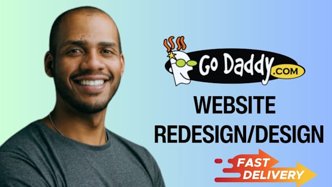 Gig Preview - Godaddy website redesign godaddy website design godaddy website redesign godaddy