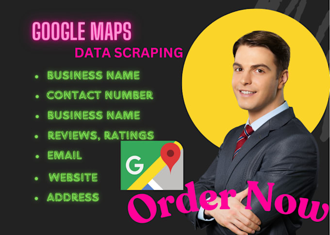 Gig Preview - Do google maps data scraping and b2b lead generation extraction