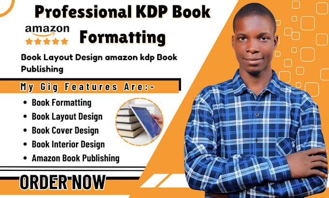 Gig Preview - Do kdp book and ebook formatting book layout design amazon kdp book publishing