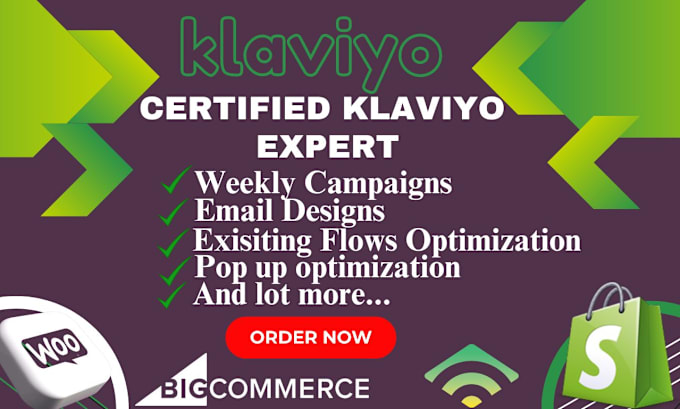 Gig Preview - Be your monthly klaviyo email marketing manager