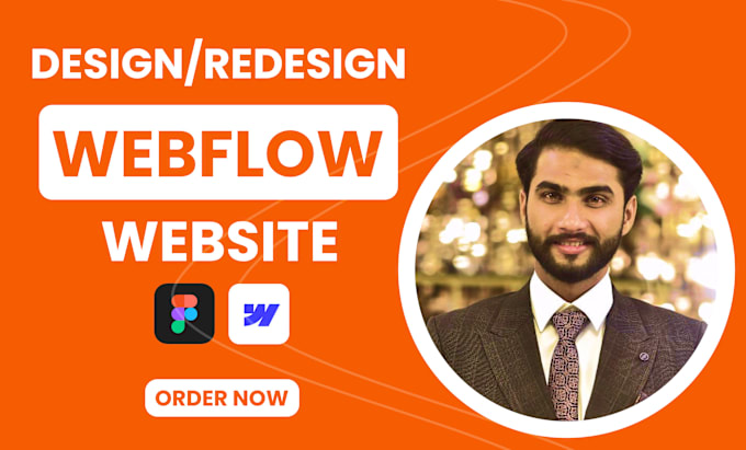 Gig Preview - Design or develop webflow website, figma to webflow, webflow expert