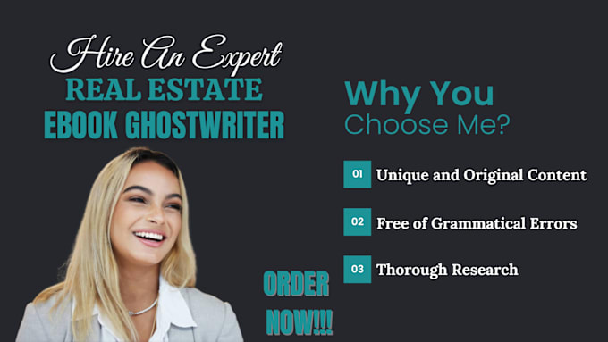 Gig Preview - Write 30,000 words real estate courses, content creation, and real estate ebook