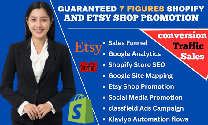 Gig Preview - Boost etsy shop traffic etsy sales etsy promotion etsy SEO