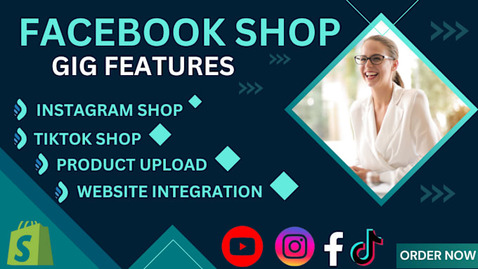 Bestseller - setup facebook shop, tiktok shop, instagram shop to boost shopify sale