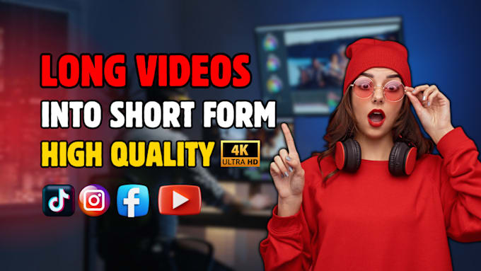 Gig Preview - Be your short form video editor for short video editing