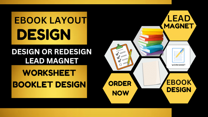 Gig Preview - Design journal, printable planner, sales sheet, lead magnet bookcover design pdf