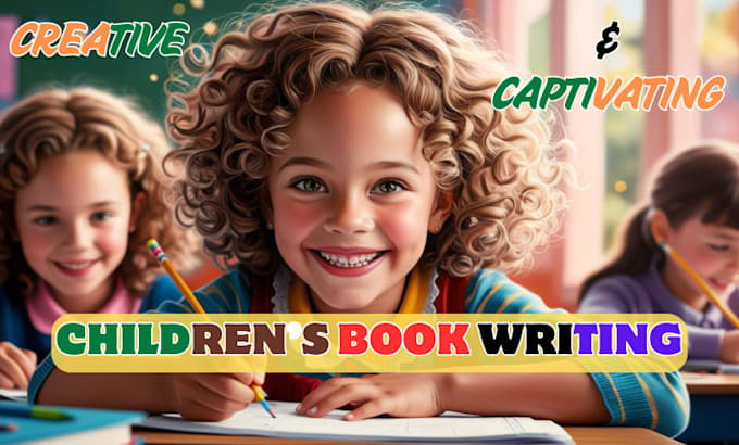 Gig Preview - Be children storybook writer, kid story, story writing, children ebook writer