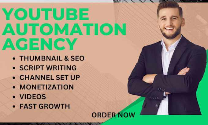 Gig Preview - Make, monetize and manage a youtube automation channel