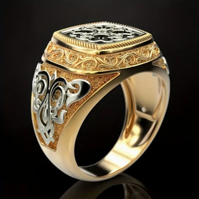 Gig Preview - Design and 3d model custom rings for you