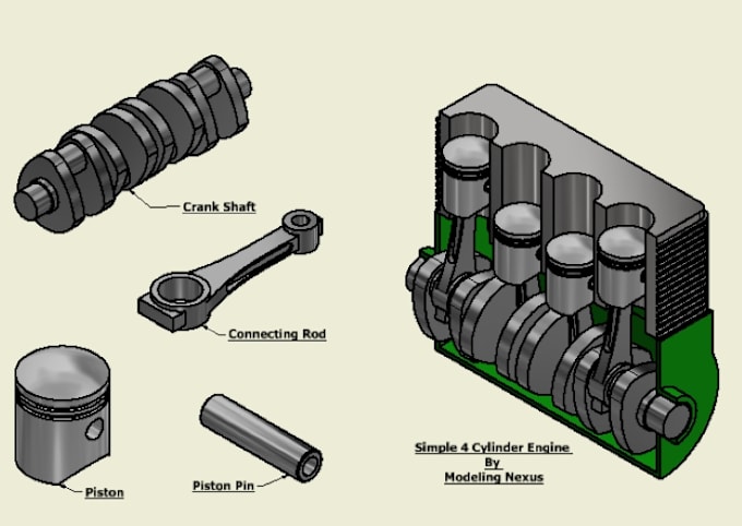 Bestseller - create detailed 3d models, 2d drawings and cad designs with autodesk inventor