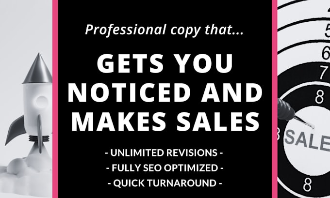 Gig Preview - Write professional copy that gets you noticed and boost sales