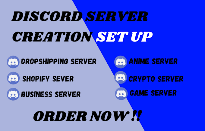 Gig Preview - Custom discord server discord server set up professionally