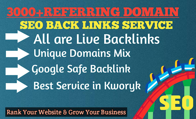 Gig Preview - Do make top 3000 refferring domin SEO backlinks google top