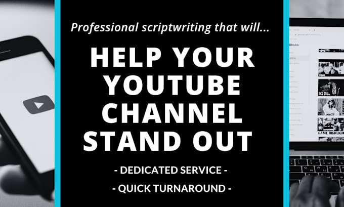 Gig Preview - Write video script that helps your youtube channel stand out from the crowd