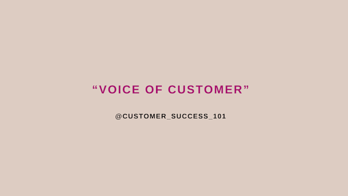 Bestseller - help you launch voice of customer program