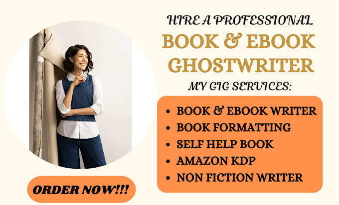 Bestseller - ghostwrite 30,000 words of ebook writer, ghostwriter, book writer, ebook writing