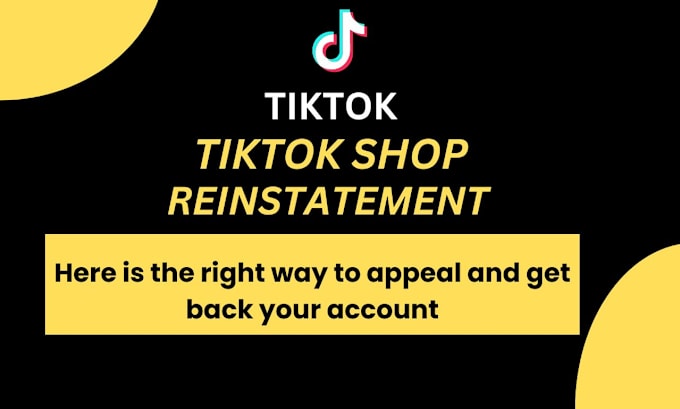 Gig Preview - Write an appeal for tiktok shop suspension and reinstatement