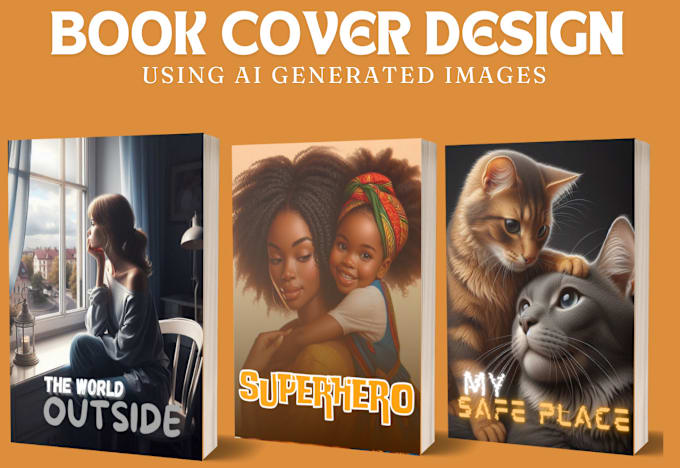 Gig Preview - Do book cover design ebook cover paperback kdp cover acx cover using ai image