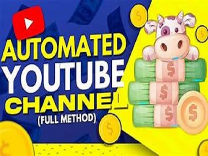 Gig Preview - Create automated cash cow youtube channel, cash cow video to earn passively