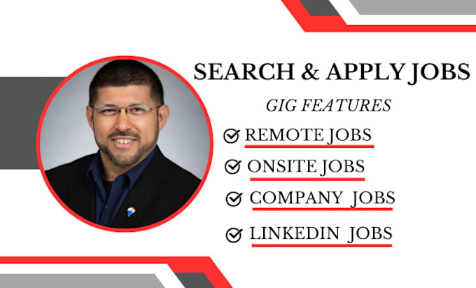 Gig Preview - Search and apply for jobs or search for remote jobs for you