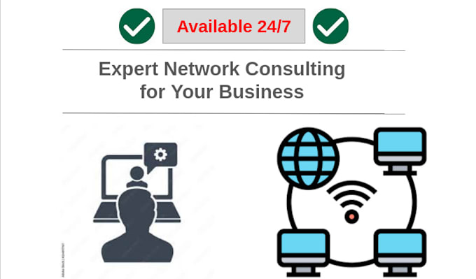 Gig Preview - Offer professional network consulting services