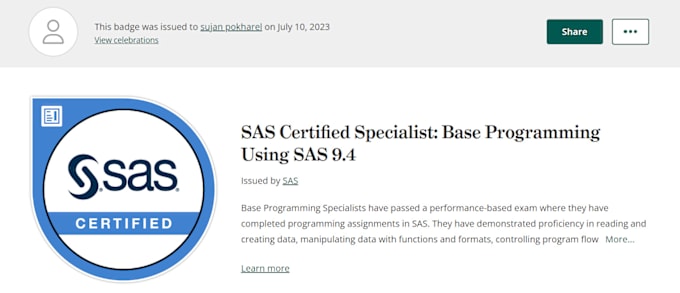 Gig Preview - Teach sas programming language