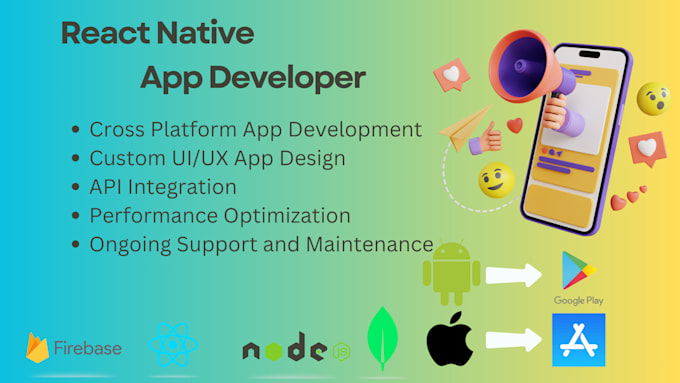 Bestseller - build react native mobile app for android and IOS