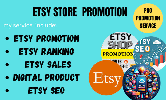 Gig Preview - Do etsy store pro promotion services etsy ranking to real and targeted audience