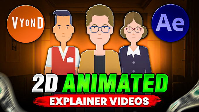 Gig Preview - Create stunning 2d animated explainer videos for your business